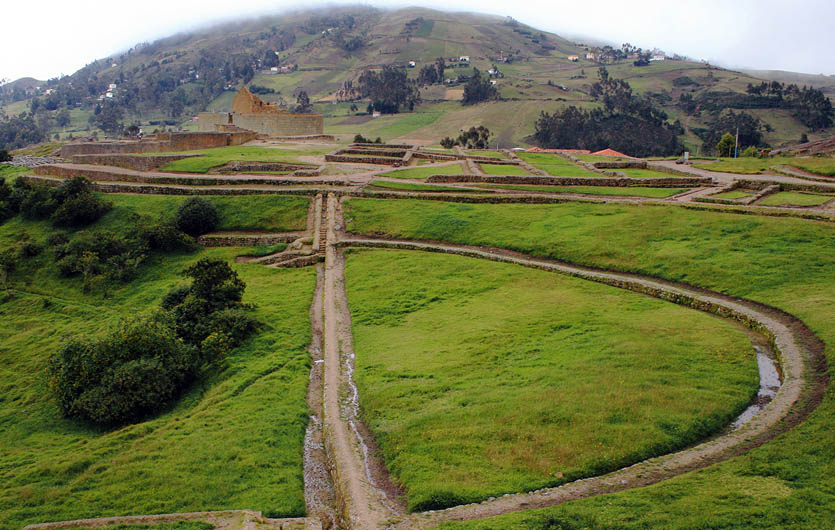 Inka Fundstätte Ingapirca in Ecuador