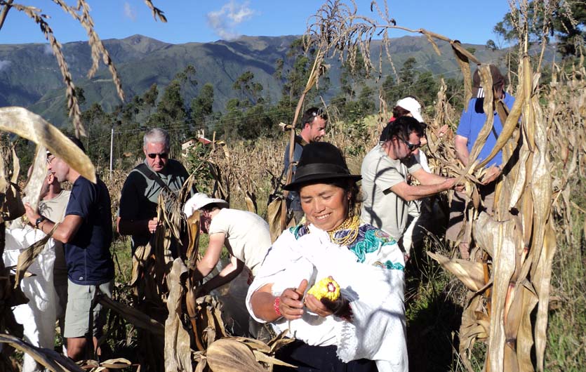 Indigene Gemeinde San Clemente Ecuador