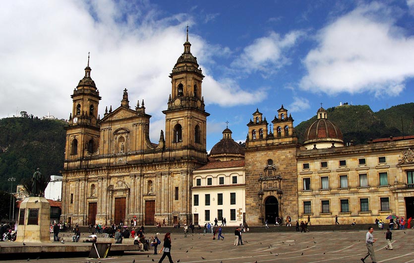 Plaza de Bolivar in Bogotá