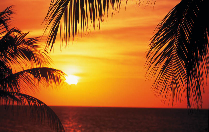 Abendsonne über Kuba