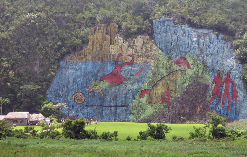 Mural de la prehistoria im Tal von Vinales