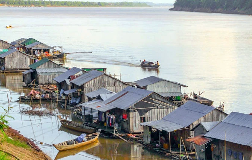 Bootsfahrt Mekong