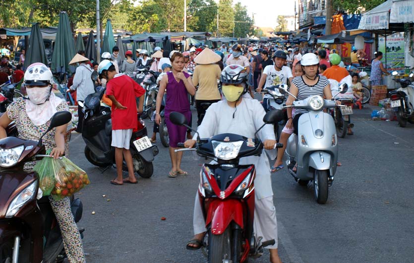 Roller fahren in Ho Chi Minh Stadt Vietnam